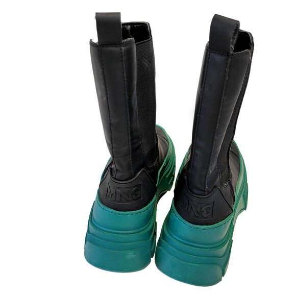 Mango Contrast Sole Chunky Chelsea Ankle Boots 40 - Picture 5 of 10